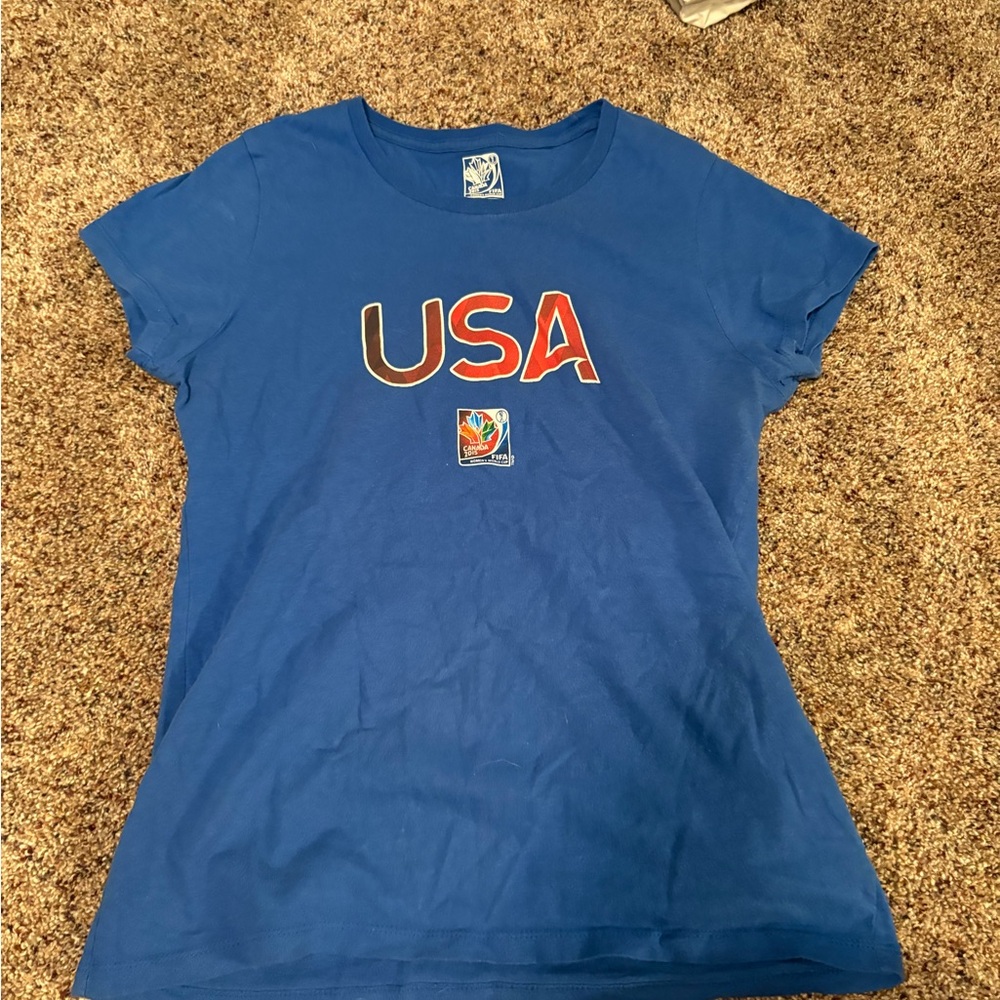 Blue USA FIFA 2015 T-Shirt